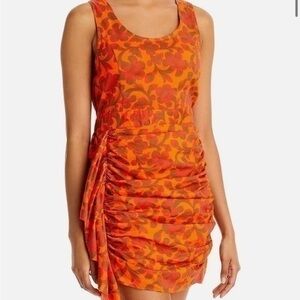 Rhode Shirred Mini Sheath Dress